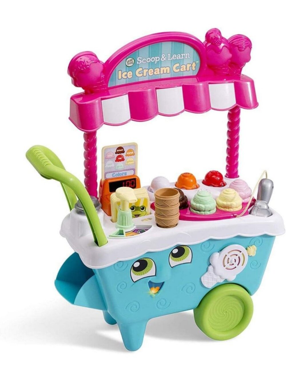 Interactive Ice Cream Cart Toy - Learning Playset for Kids, Fun Scoop & Serve!